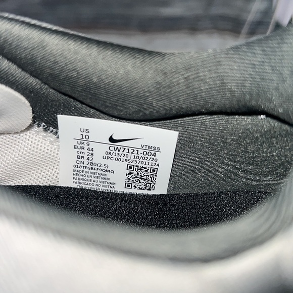 Nike Men’s React Miller 2 Platinum Tint/Dynamic Turquoise-White Size 10 - Picture 10 of 11